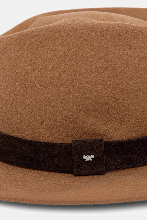 Weekend Max Mara kapelusz damski wełniany 2525576055600 brązowy AW25