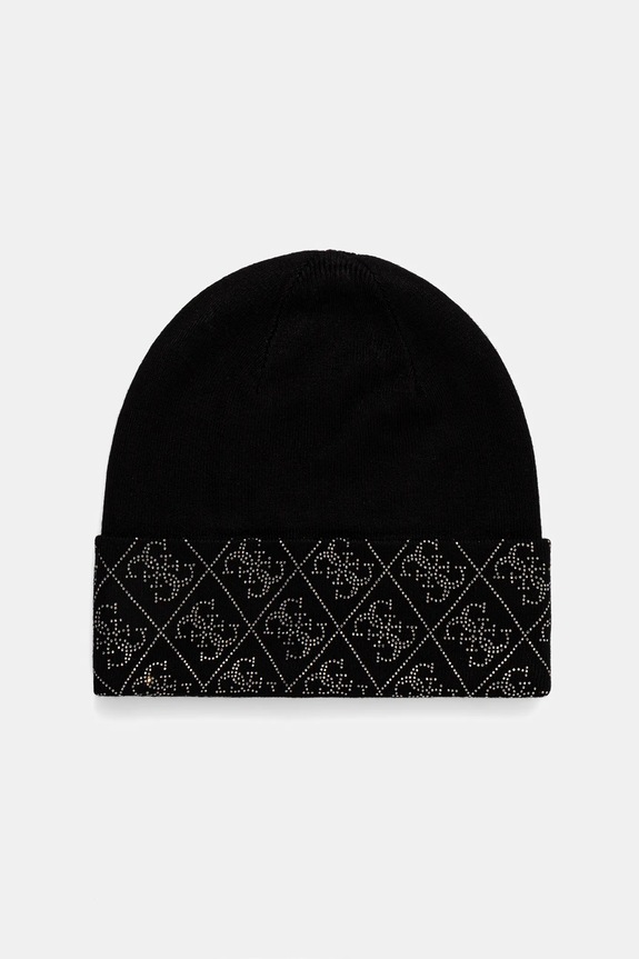 Шапка Guess NORA аплікація чорний W5BZ20.Z2NQ2