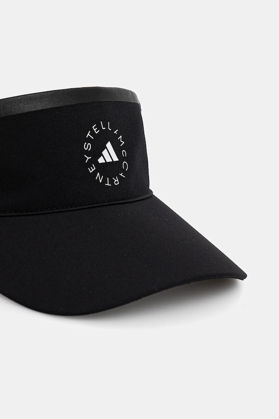 adidas by Stella McCartney șapcă cozoroc JY4083 negru SS26