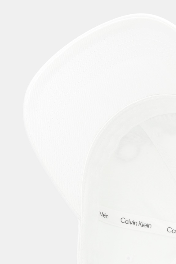 Calvin Klein czapka z daszkiem bawełniana biały LV04F5032G