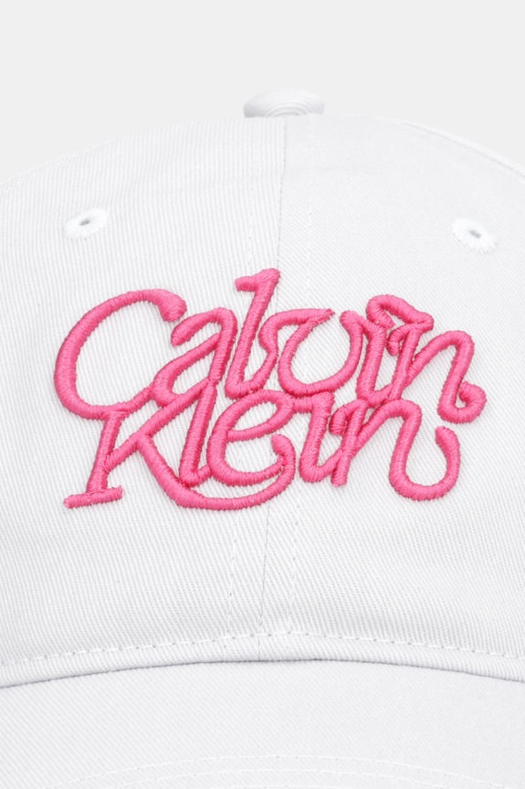 Calvin Klein czapka z daszkiem bawełniana LV04F5032G szary AW25
