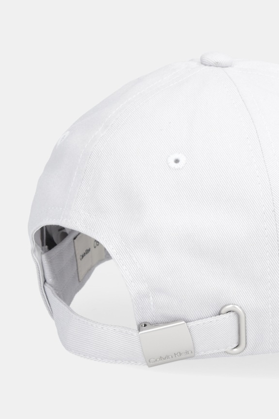 Akcesoria Calvin Klein czapka z daszkiem bawełniana LV04F5032G szary