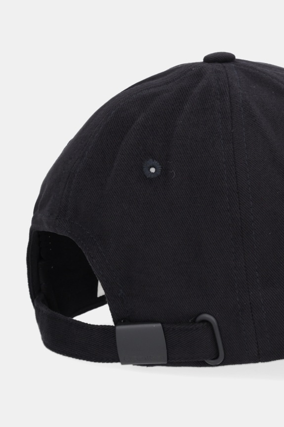 Doplnky Calvin Klein čiapka so šiltom dámska bavlnená LV04F5059G čierna