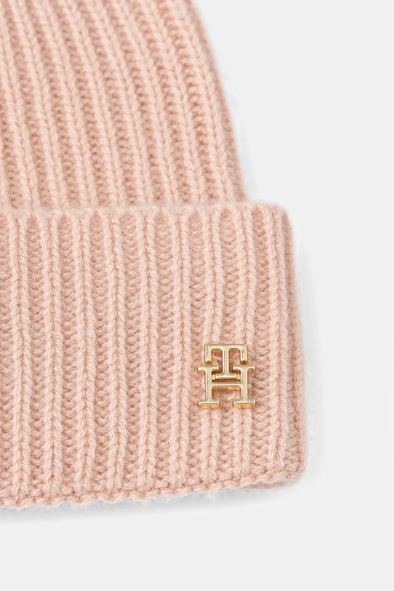 Αξεσουάρ Σκούφος από κασμίρ Tommy Hilfiger AW0AW17772 ροζ