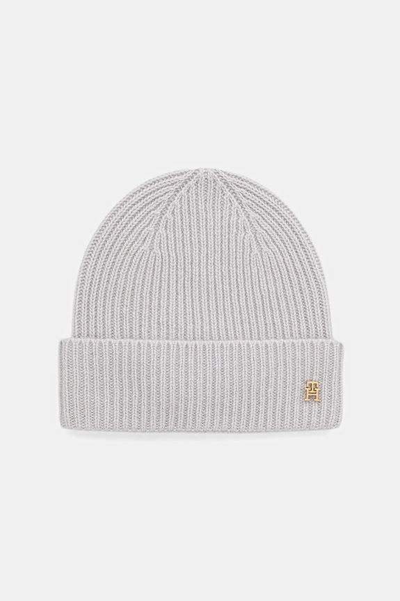 Kapa od kašmira Tommy Hilfiger tanka siva AW0AW17772