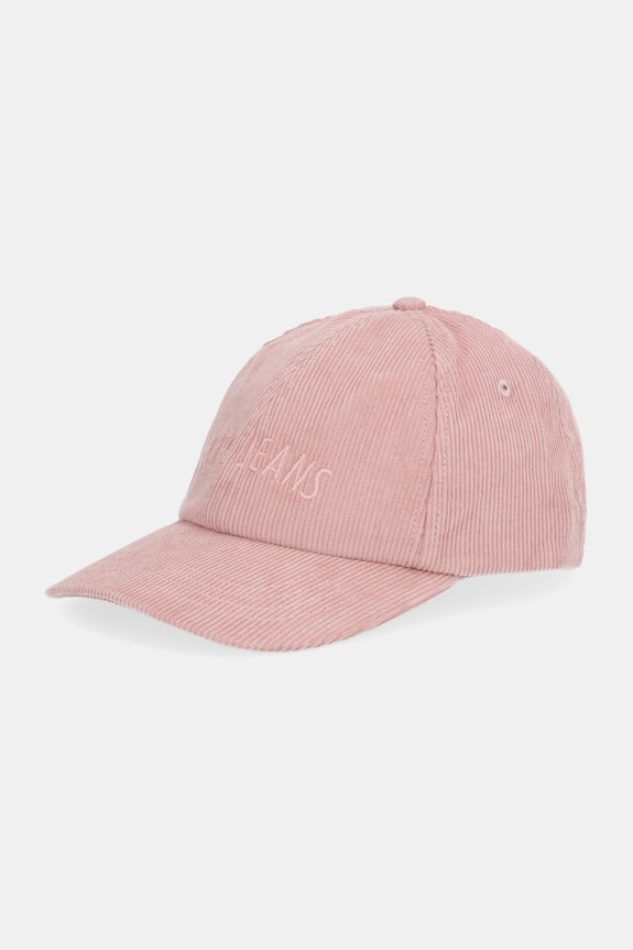 Baseball kapa iz rebrastega žameta Pepe Jeans Bombaž roza PL0400005