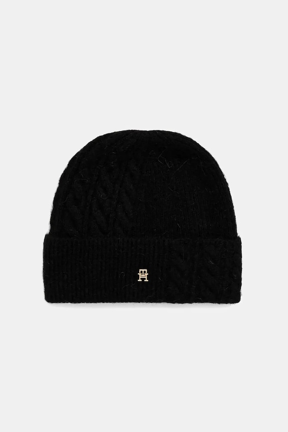 Tommy Hilfiger len ing közepesen vastag fekete AW0AW17784