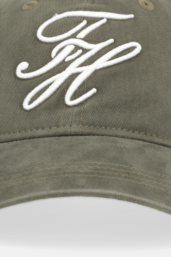 Pamučna kapa sa šiltom Tommy Hilfiger AW0AW17987 zelena AW25