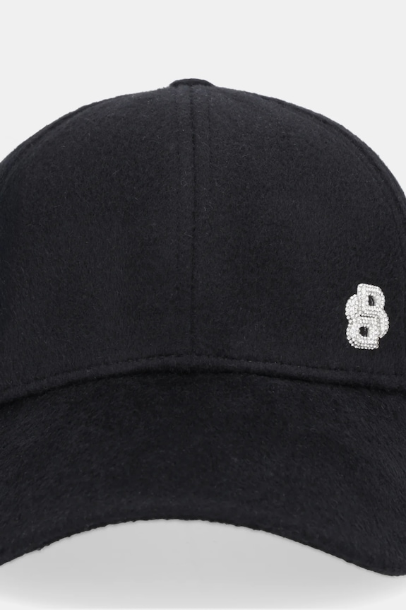 Čiapka s prímesou vlny BOSS Ari-WO-B-Icon-ST 50550609 čierna AW25