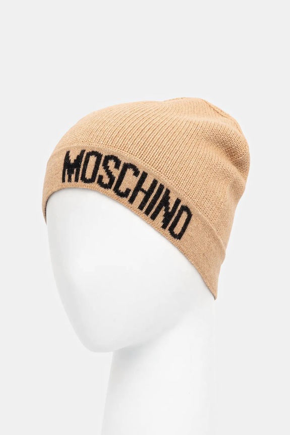 Akcesoria Moschino czapka z wełną M3344.65463 beżowy
