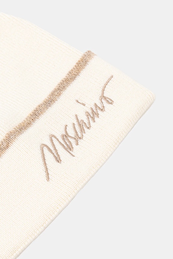 Čepice s vlnou Moschino M3352.65461 béžová AW25