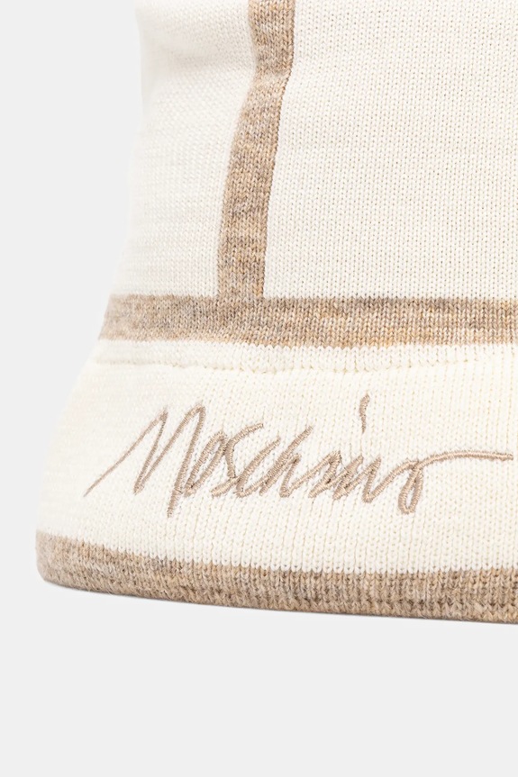 Akcesoria Moschino kapelusz z wełną M3353.65460 beżowy