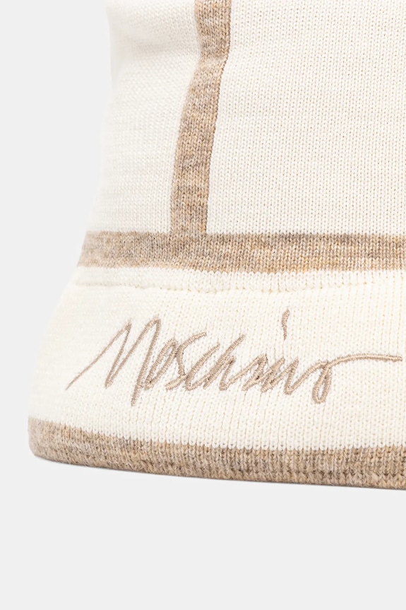 Akcesoria Moschino kapelusz z wełną M3353.65460 beżowy
