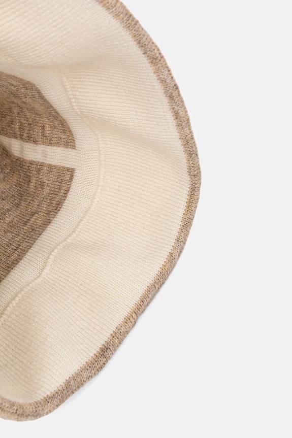Moschino kapelusz z wełną beżowy M3353.65460