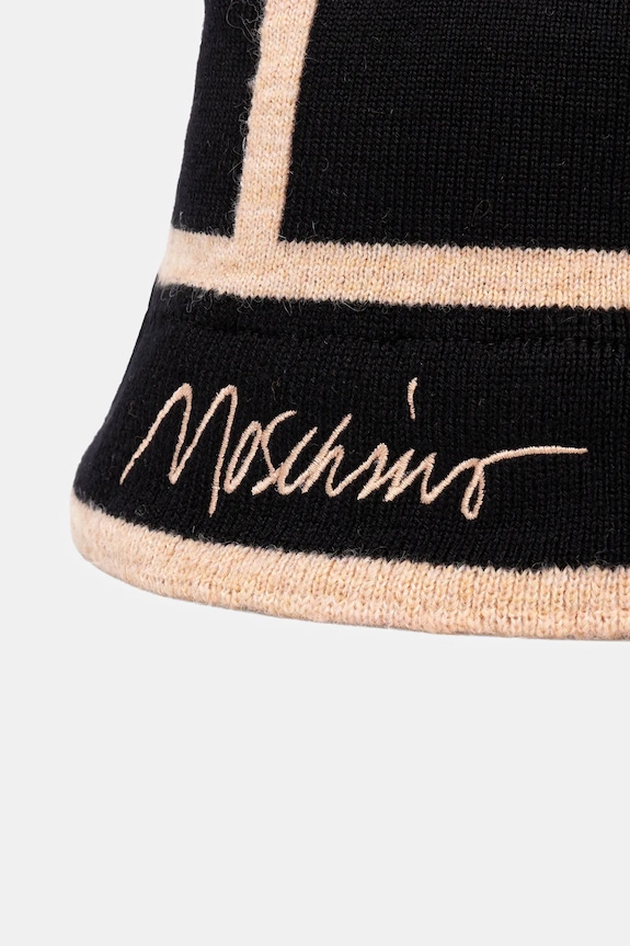 Akcesoria Moschino kapelusz z wełną M3353.65460 czarny