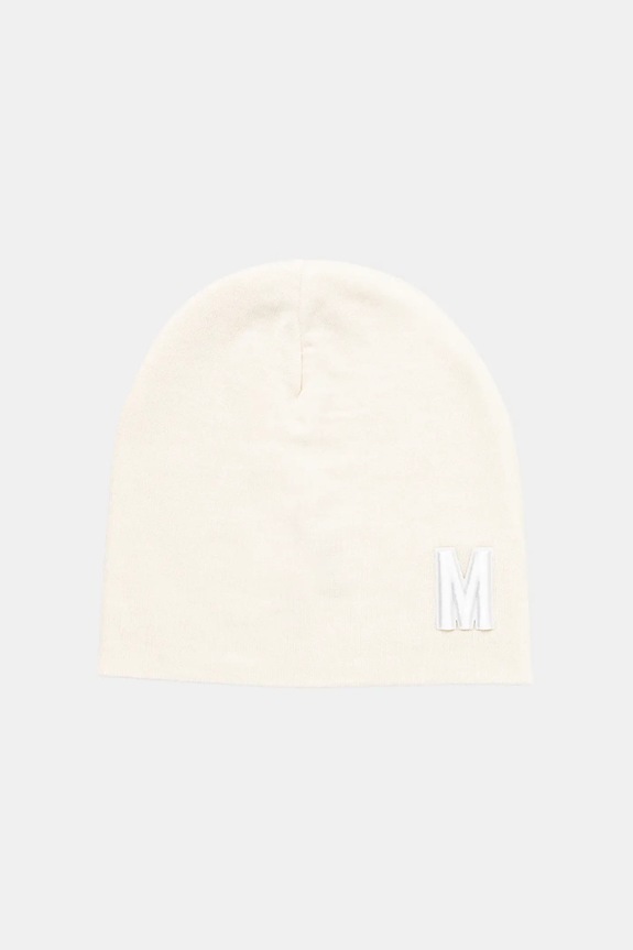 Moschino căciulă de lână imprimeu bej M5877.60803