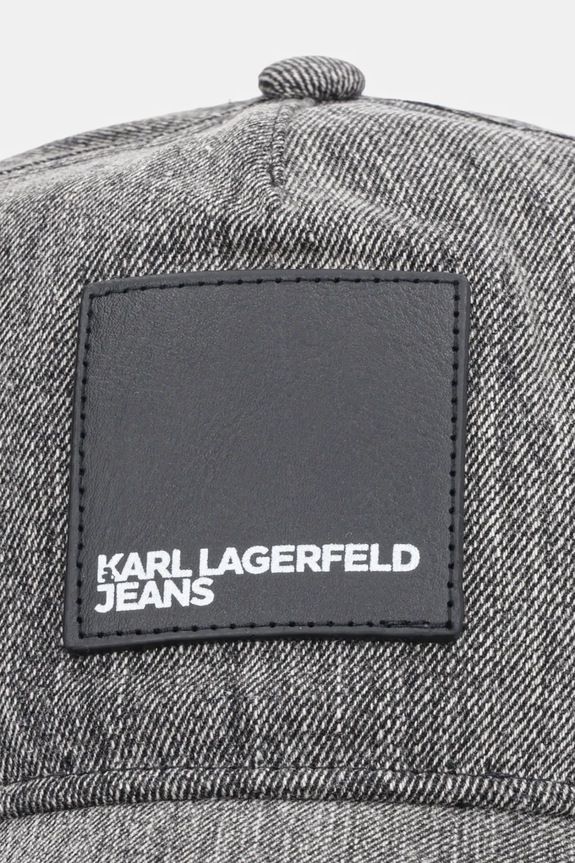 Karl Lagerfeld Jeans pamut baseball sapka A4W33076 szürke AW25