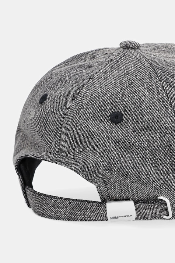 Kiegészítők Karl Lagerfeld Jeans pamut baseball sapka A4W33076 szürke