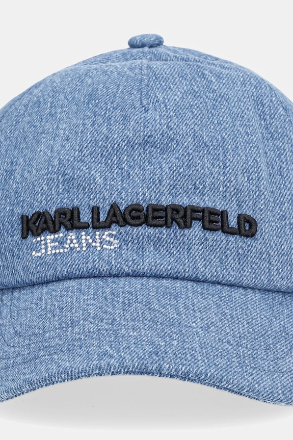 Karl Lagerfeld Jeans șapcă de baseball din bumbac A4W33123 albastru AW25