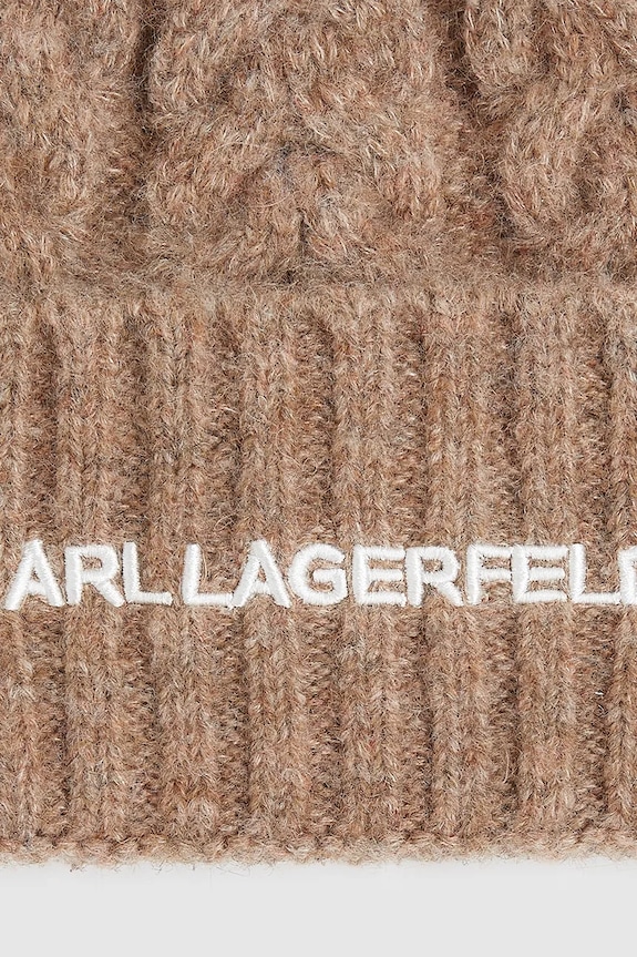Αξεσουάρ Σκουφάκι Karl Lagerfeld IKON A4W33012 μπεζ