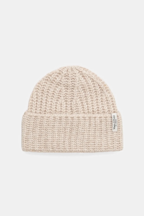 Marc O'Polo cappello con lana medio spessore beige 509612101041