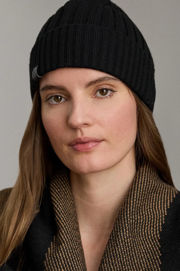 Doplnky Čiapka s prímesou vlny Lauren Ralph Lauren 454P04462 čierna