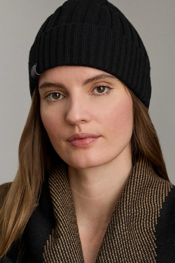 Doplnky Čiapka s prímesou vlny Lauren Ralph Lauren 454P04462 čierna