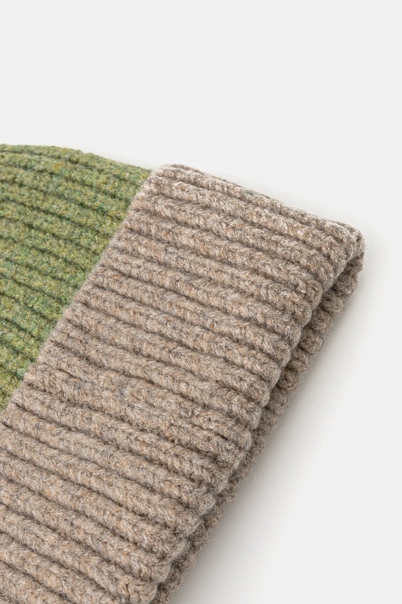 Accesorii United Colors of Benetton căciulă din amestec de lână 6NWBDA01L verde