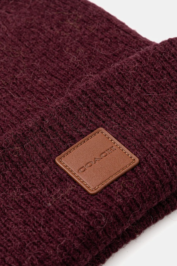 Accessori Coach cappello con lana 29CU825 granata