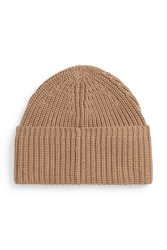 Pamučna kapa za djecu Polo Ralph Lauren 313950725004 smeđa AW25