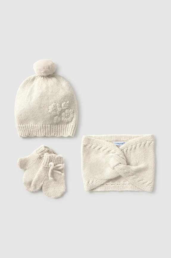 Mayoral set per bambini beige 10019.4A.Baby.9BYA