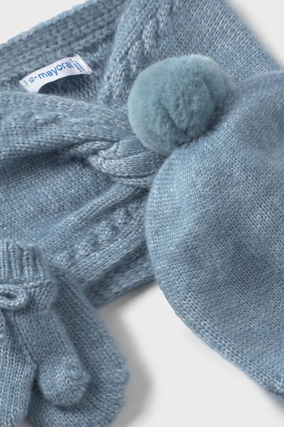 Mayoral komplet niemowlęcy 10019.4A.Baby.9BYA turkusowy AW25