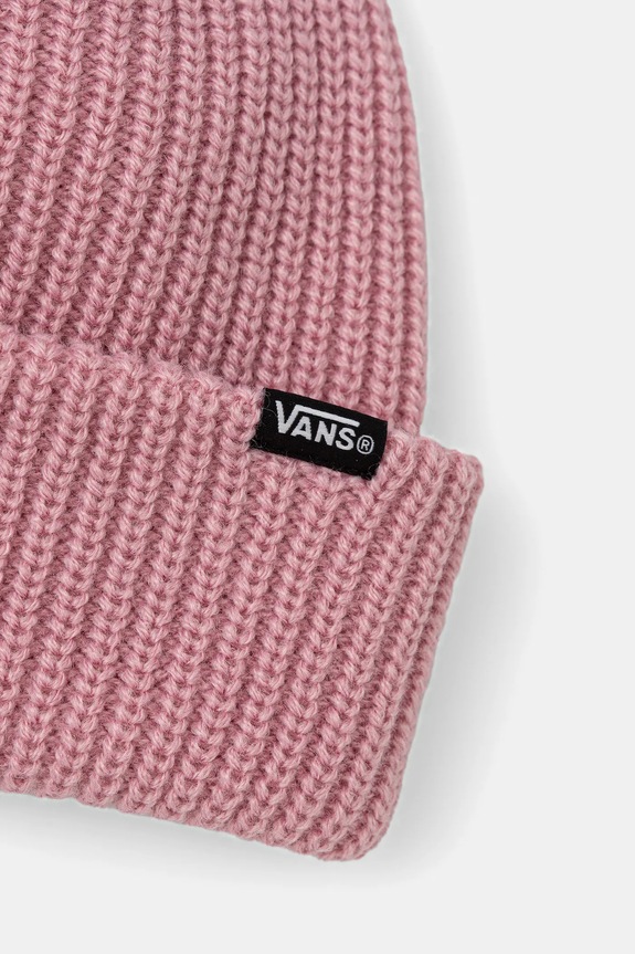 Vans czapka dziecięca Core Basic Cuff Beanie VN000Q1GEN71 różowy AW25