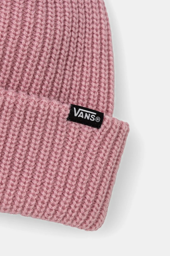 Vans czapka dziecięca Core Basic Cuff Beanie VN000Q1GEN71 różowy AW25