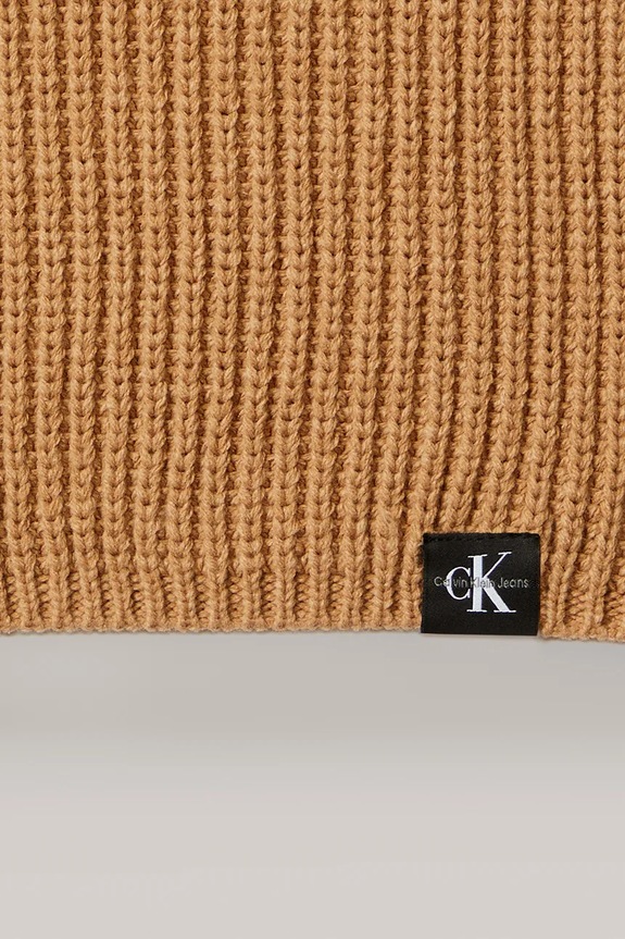 Dievča Detská čiapka a šál Calvin Klein Jeans IU0IU00638.9BYA hnedá