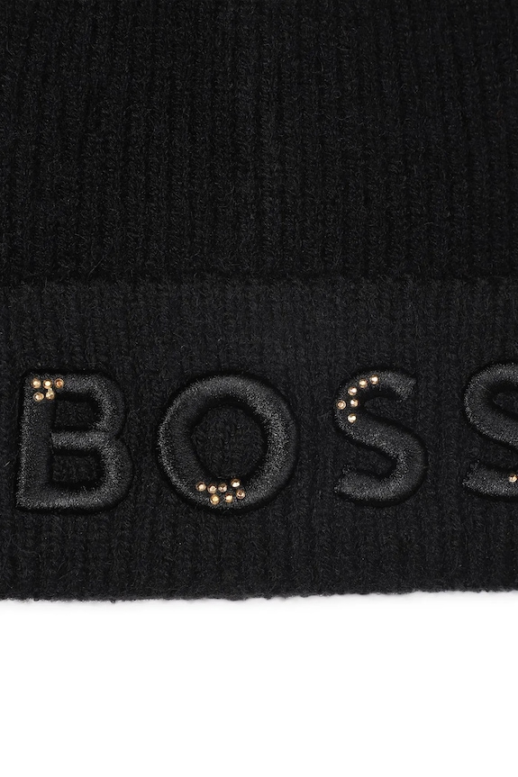 Detská čiapka BOSS čierna J52612