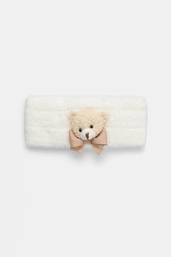 Jamiks gyapjú fejpánt VERITY vastag fehér VERITY.Opaska.JZI172.G