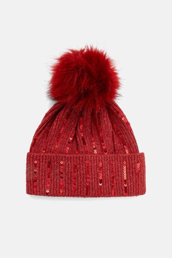United Colors of Benetton căciulă copii imprimeu rosu 65W8CA02X.G.Seasonal