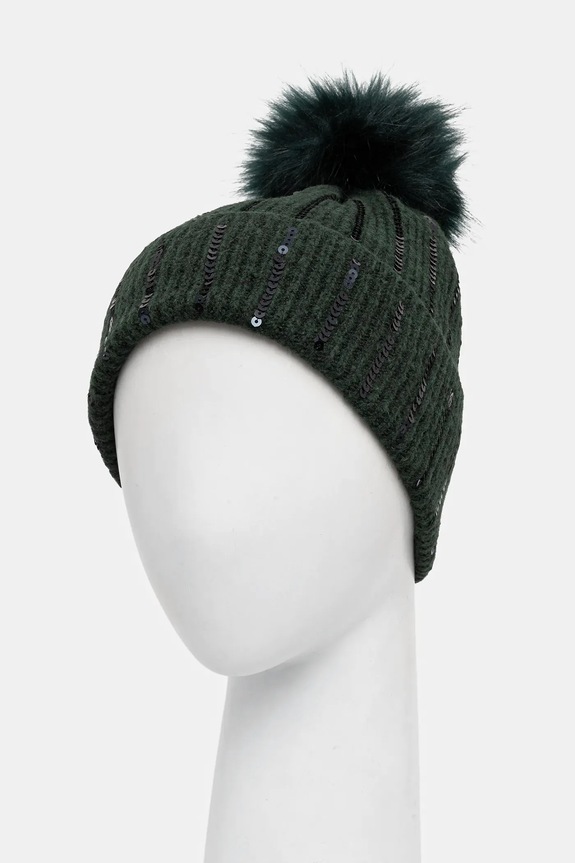 Dziewczynka United Colors of Benetton czapka dziecięca 65W8CA02X.G.Seasonal zielony