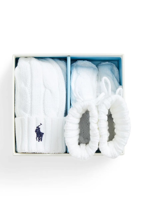 Chłopiec Polo Ralph Lauren komplet dziecięcy 320966892004 biały