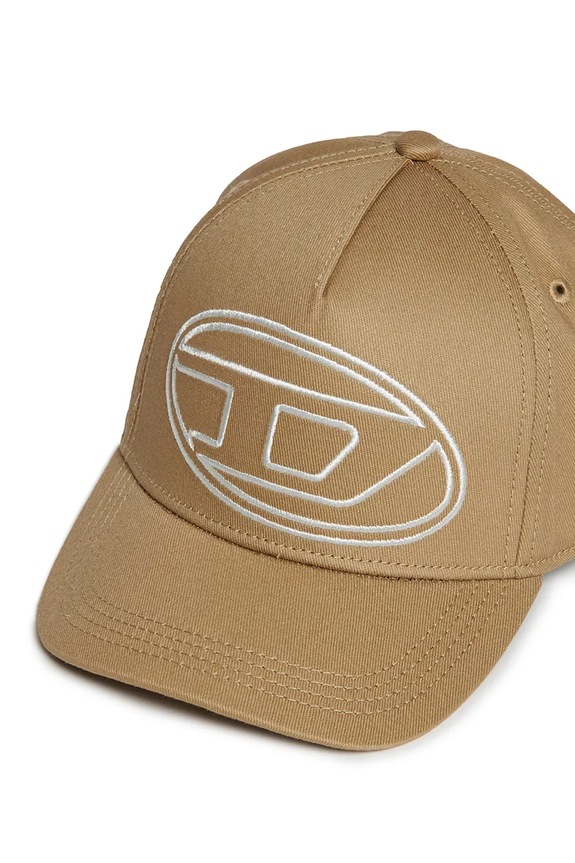 Băieți Diesel șapcă de baseball din bumbac pentru copii FRENDIL HAT J02132 bej