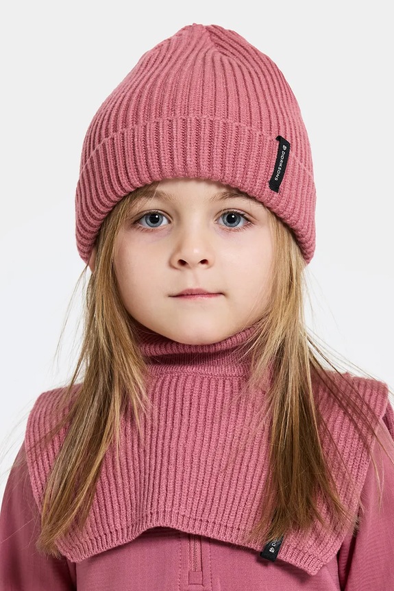 Dětská čepice Didriksons BUS KIDS BEANIE 2 středně silná růžová 505997.9BYA