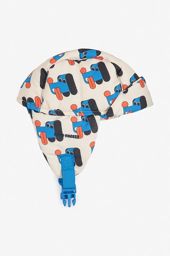 Chlapec Detská čiapka Bobo Choses Doggy Mate 225AH009 béžová