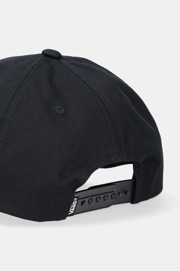 Chłopiec Vans czapka z daszkiem bawełniana dziecięca Drop V Logo Snapback VN000Q19BLK1 czarny