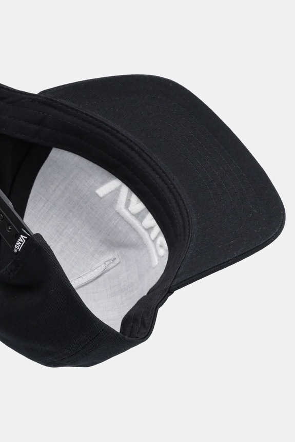 Vans czapka z daszkiem bawełniana dziecięca Drop V Logo Snapback czarny VN000Q19BLK1