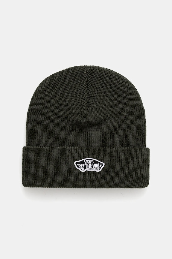 Dětská čepice Vans Vans Classic Cuff Beanie hrubá zelená VN000Q1FEMU1