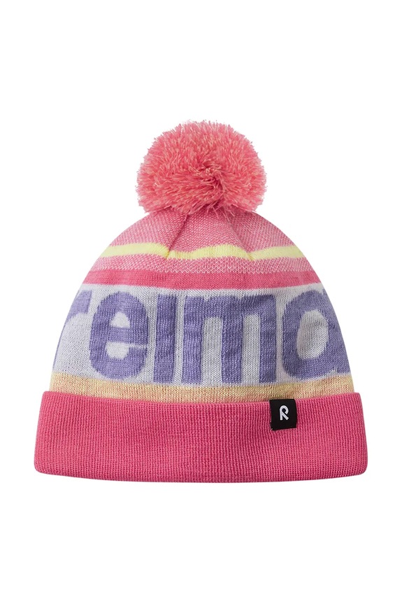 Дитяча шапка з додаванням вовни Reima Taasko 5300058B.9BYA рожевий AW25