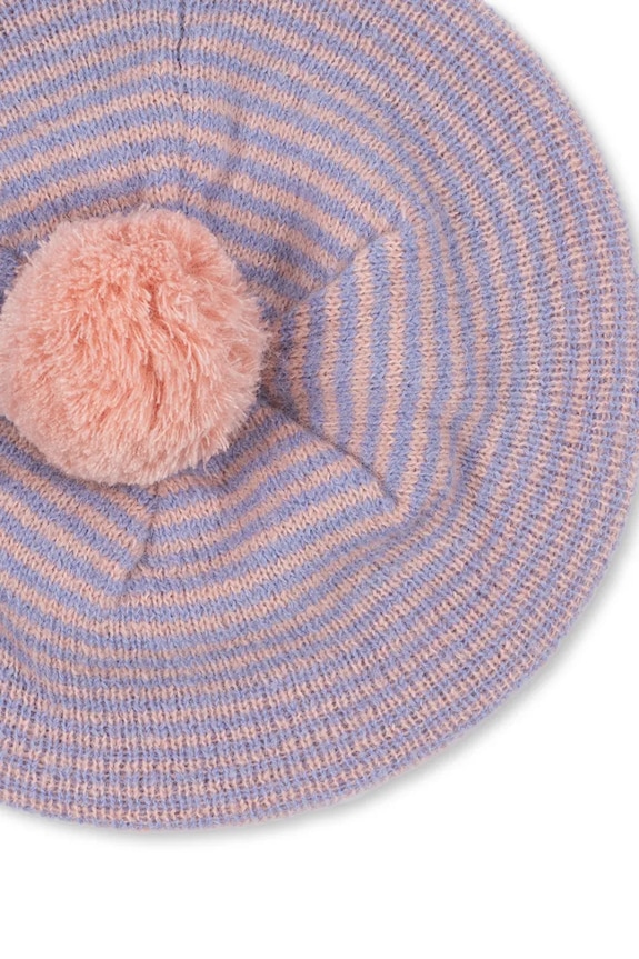 Dječja beretka Konges Sløjd BERLE KNIT BERET KS103716.9BYA ljubičasta AW25