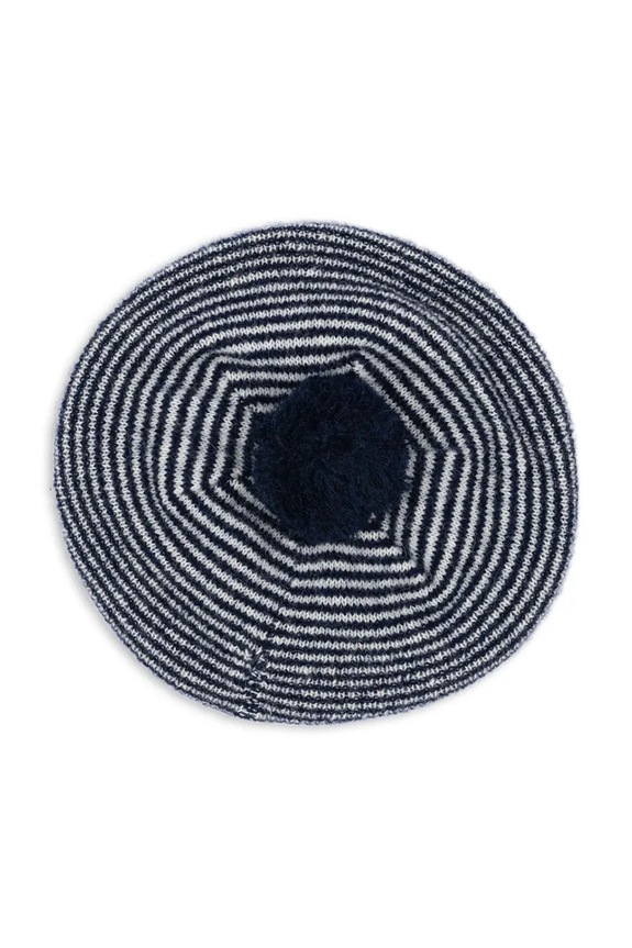 Konges Sløjd gyerek sapka BERLE KNIT BERET közepesen vastag sötétkék KS103716.9BYA