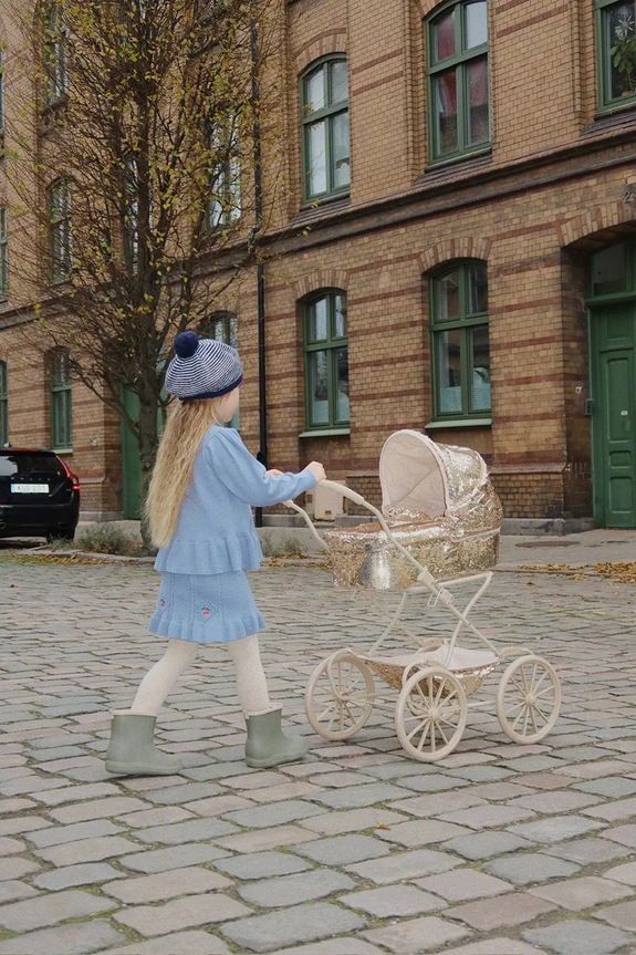 Konges Sløjd gyerek sapka BERLE KNIT BERET sötétkék KS103716.9BYA